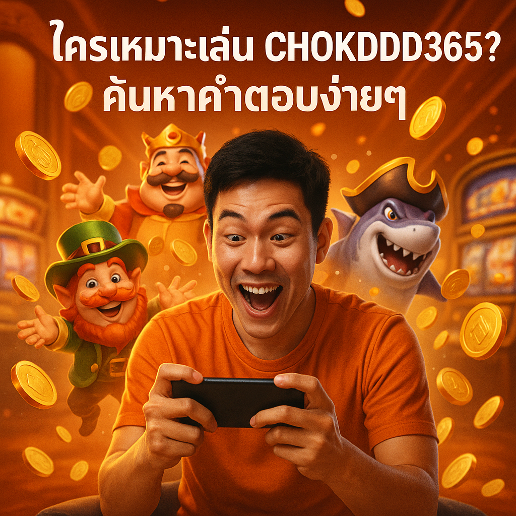 ใครเหมาะเล่น CHOKDDD365? ค้นหาคำตอบง่ายๆ