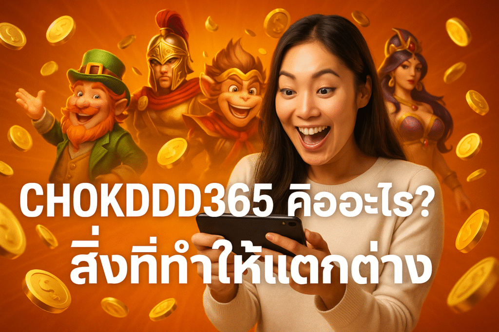 CHOKDDD365 คืออะไร? สิ่งที่ทำให้แตกต่าง