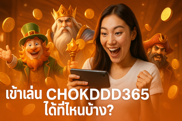 เข้าเล่น CHOKDDD365 ได้ที่ไหนบ้าง?